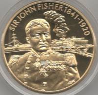 (2004) Монета Восточно-Карибские штаты 2004 год 2 доллара "Джон Арбетнот Фишер"  Позолота Медь-Никел